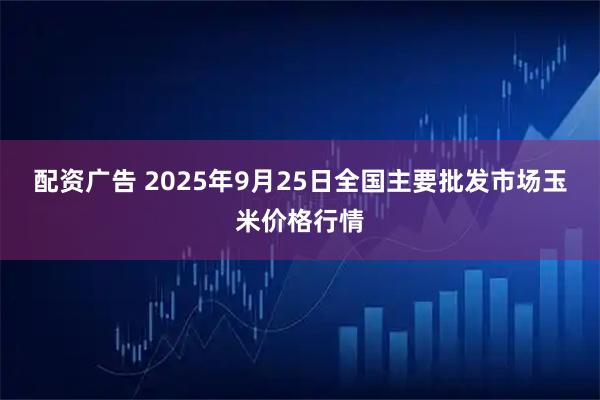 配资广告 2025年9月25日全国主要批发市场玉米价格行情